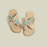 Women's Woven Beach Slippers