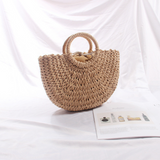 Women Rattan Handbag