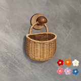Wool Flower Charm Hanging Basket Bundle