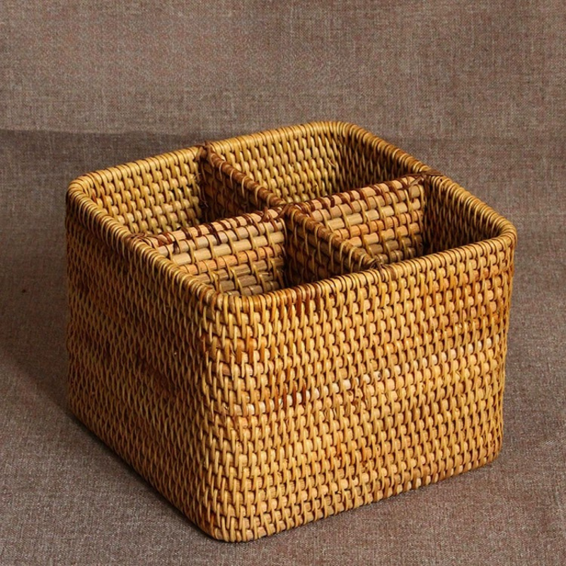 Rattan Remote Organizer