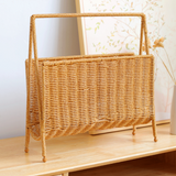 Rattan Magazine Storage Basket