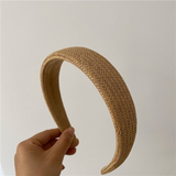 Summer Linen Woven Headbands