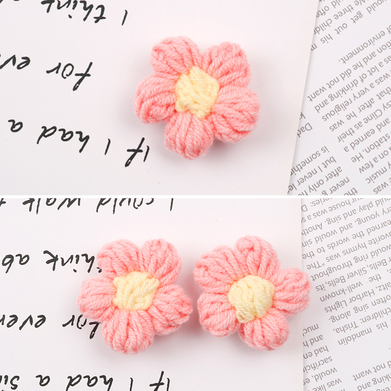 Wool Flower Decor Charm