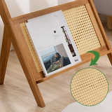 Rattan Side Table with Storage