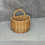 Garlic Rattan Hanging Baskets
