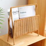 Rattan Magazine Storage Basket