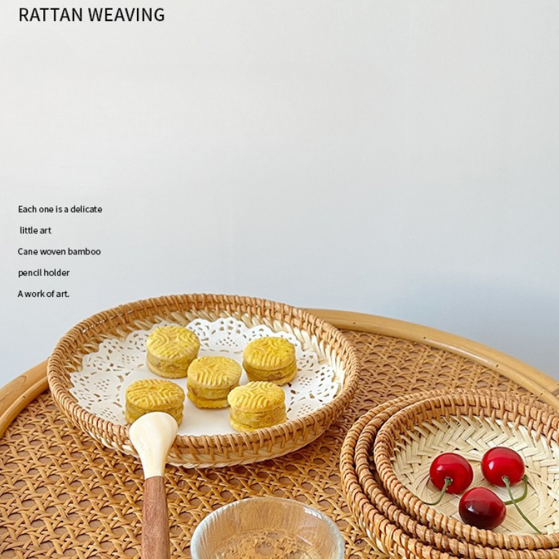 Woven Bamboo Tray