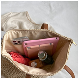 Summer Rattan  Large Shoulder Bag