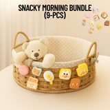 Snacky Charm Round Basket Bundle