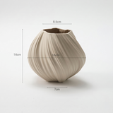 Beige Minimal Vase