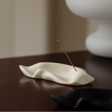 Organic Leaf Incense Holder – Sculptural Object