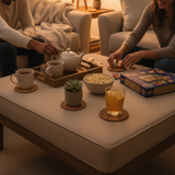 Round Rattan Coaster