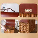 Rattan Gift Tote Box
