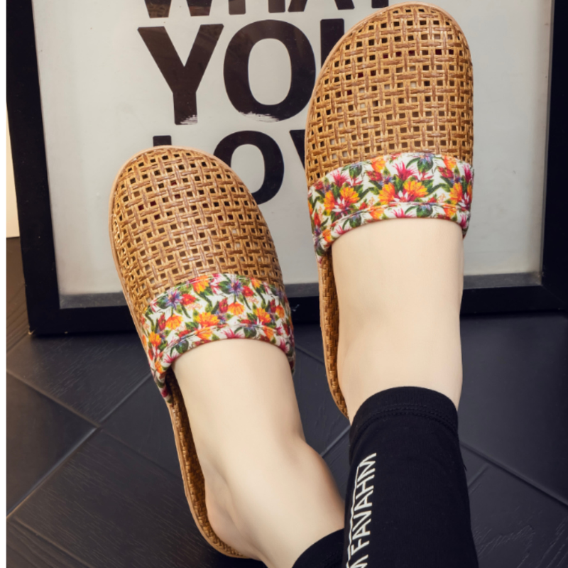 Woven Rattan Sandals