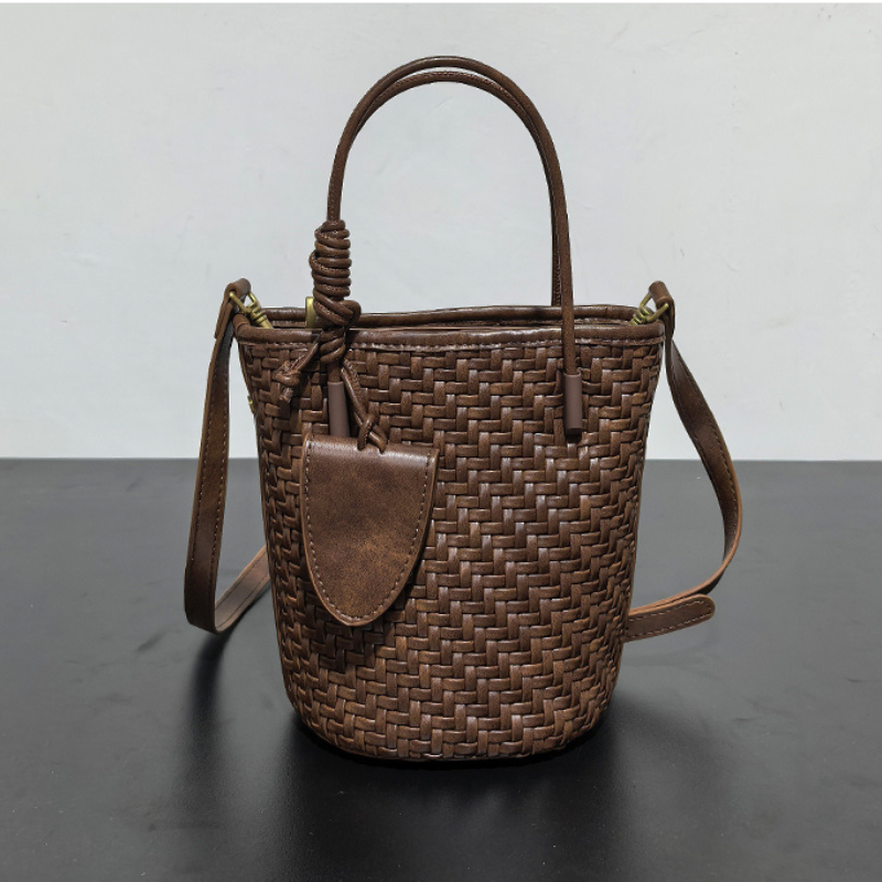 Vintage Woven Crossbody Bag