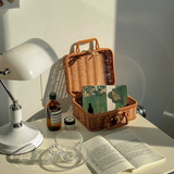 Rattan Picnic Suitcase