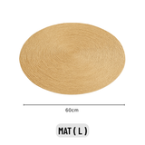 Round Rattan Cat Scratch Mat