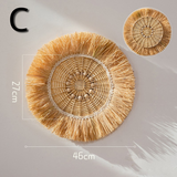 Boho Raffia Wall Decor Set