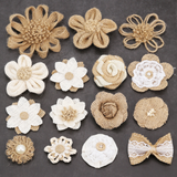 Handmade Linen Bloom Charm