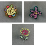 Happy Graffiti Buds Charm