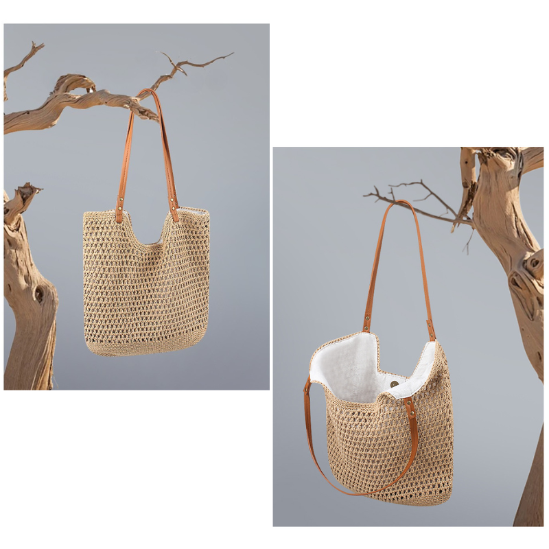 Summer Woven Knitted Shoulder Bag