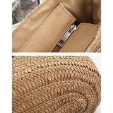 Large Woven Straw Shoulder Bag