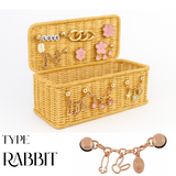 [DIY Set] Rattan Cable Organizer Box + Charm Decorations