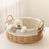 Round Woven Storage Basket Set