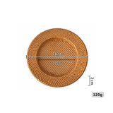 Handwoven Rattan Dinner Plate