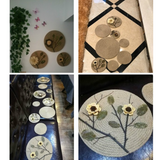 Hemp Dried Flower Wall Decor Set