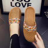 Woven Rattan Sandals