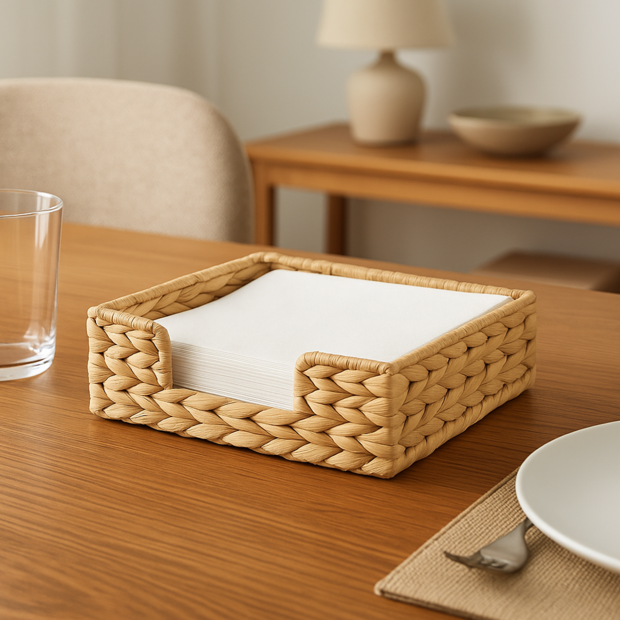 Rattan Woven Napkin Tray