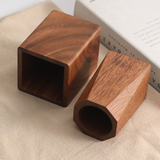Walnut Sculptural Pen Holder