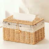 Rattan Tissue Holder
