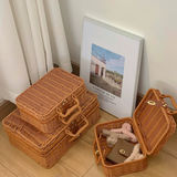 Rattan Picnic Suitcase