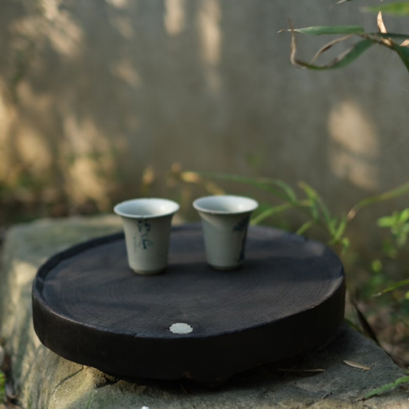 Natural Wood Slice Tray