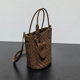 Vintage Woven Crossbody Bag