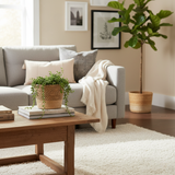 Rattan Waterproof-Lined Plant Basket