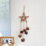 Boho Woven Rattan Wall Decor