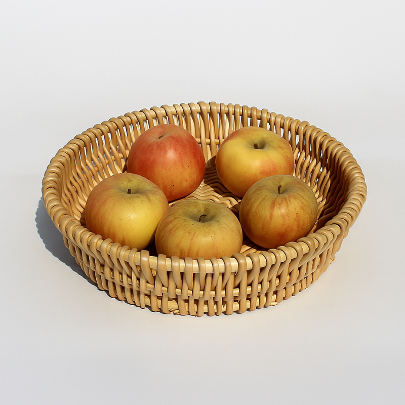 Round Rattan Woven Serving Tray