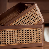Rattan Desk Storage Box