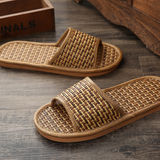 Rattan Straw Slippers