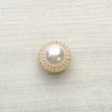 Golden Gleam Pearl Charm