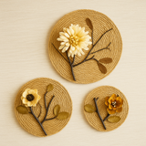 Hemp Dried Flower Wall Decor Set