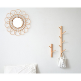 Rattan Hanging wall Mirror
