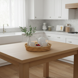 Round Rattan Woven Serving Tray