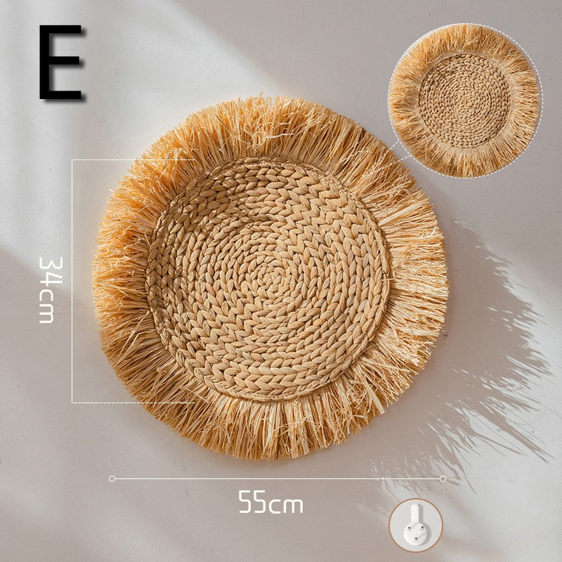 Boho Raffia Wall Decor Set