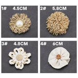 Handmade Linen Bloom Charm