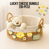 Snacky Charm Round Basket Bundle