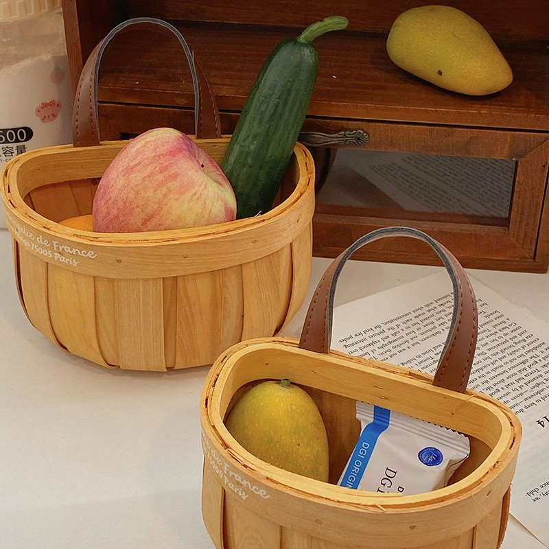 Rattan Wall Hanging Storage Basket